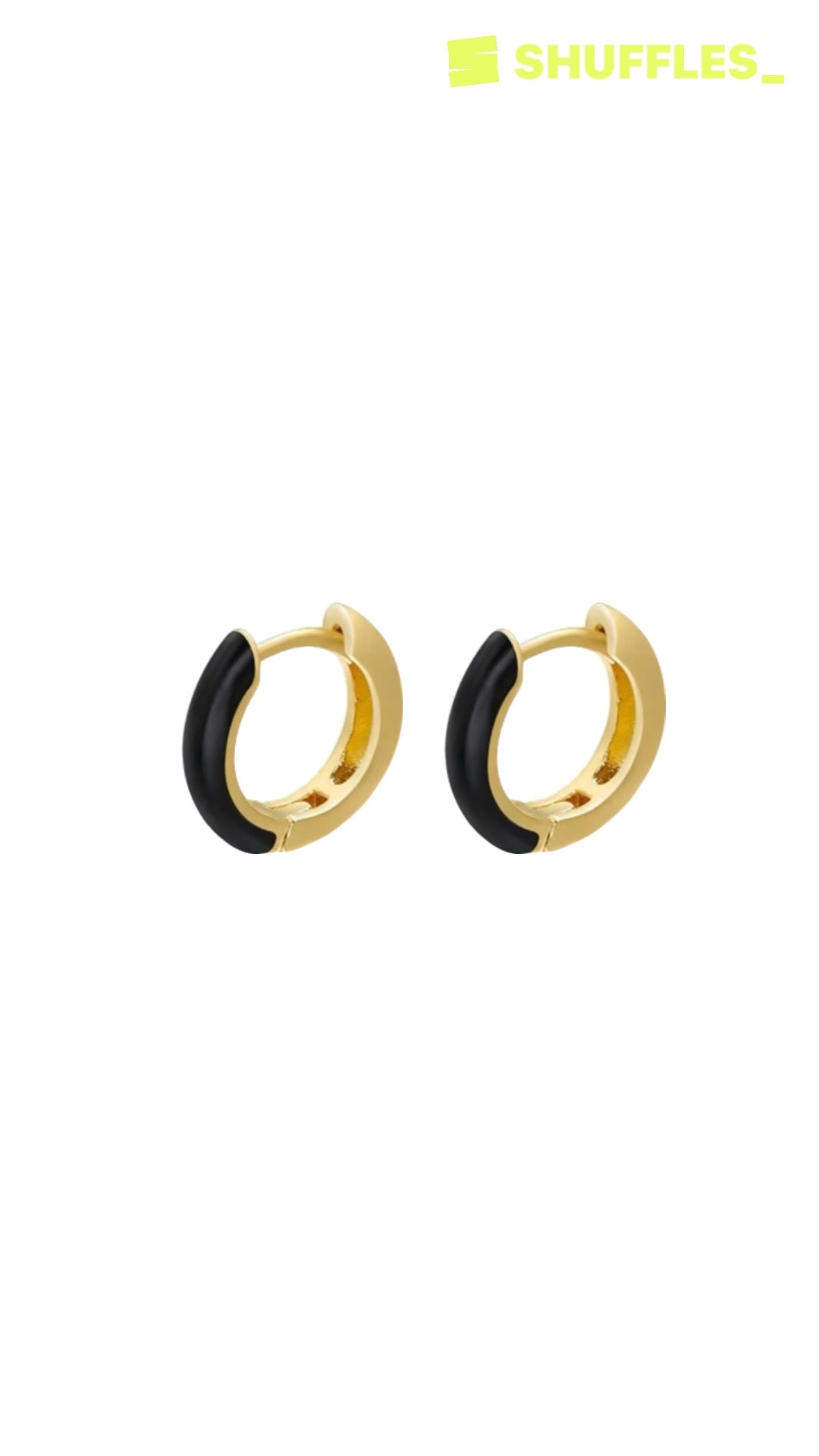 Black mini hoops