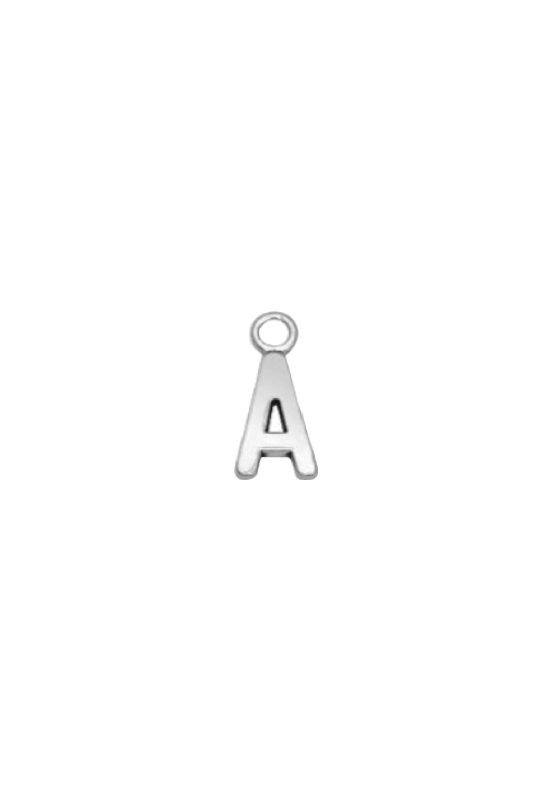 A-Z gold and silver letter charm